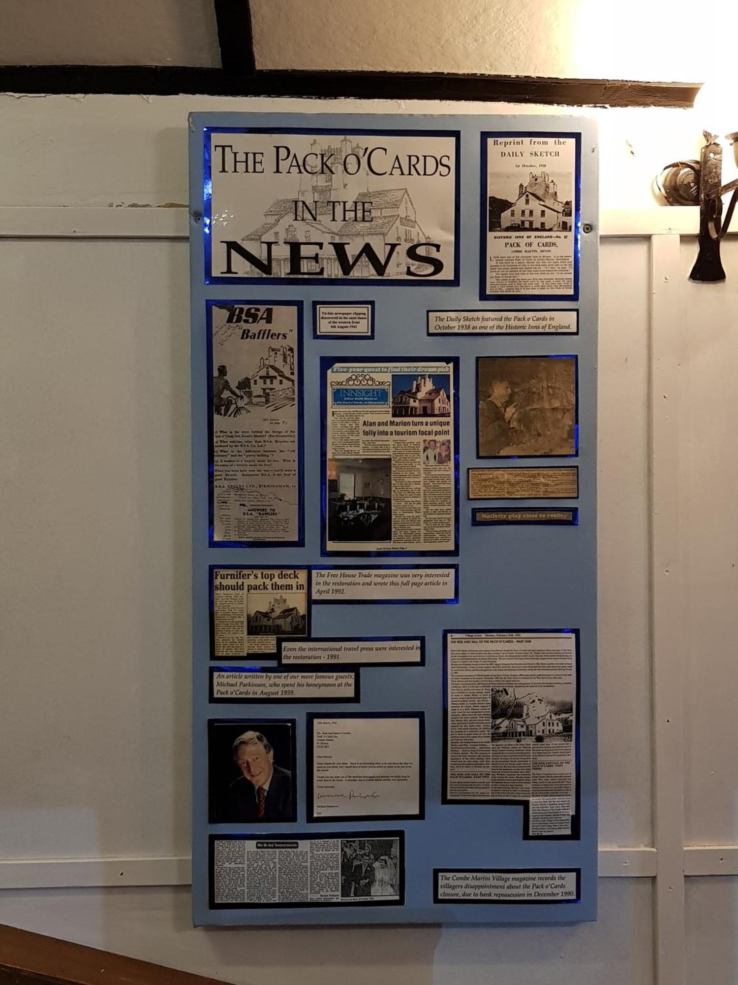 The Pack O' Cards Combe Martin Exterior foto